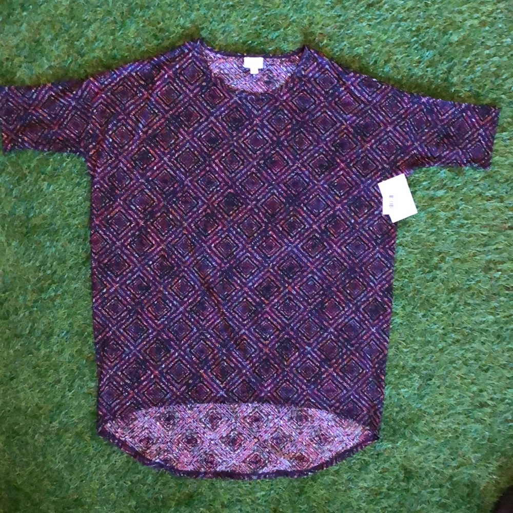 NWT!! LuLaRoe Purple Irma Top, L